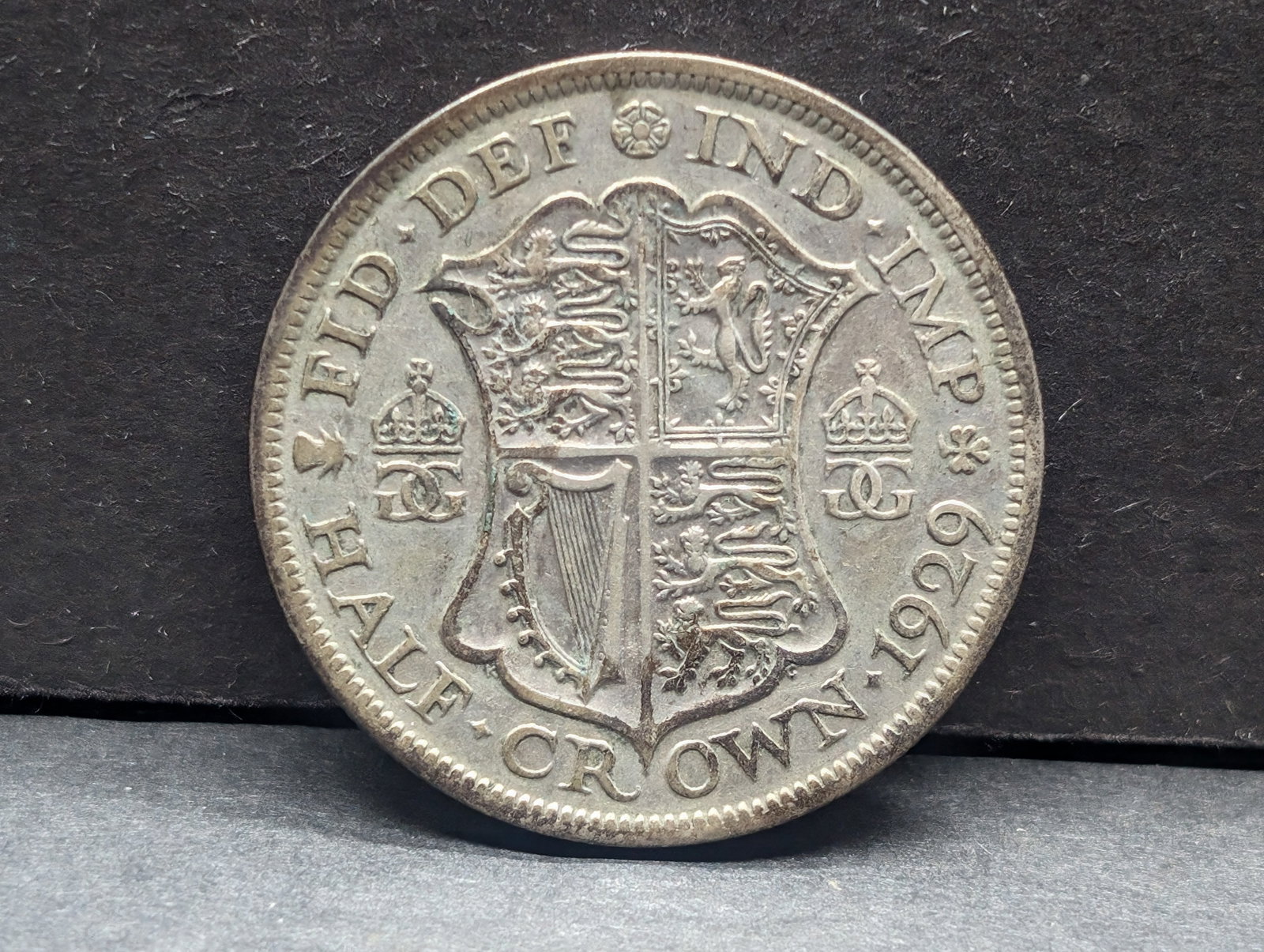 Great Britain 1929 Half Crown .500 Silver: Great Britain 1929 Half Crown .500 Silver