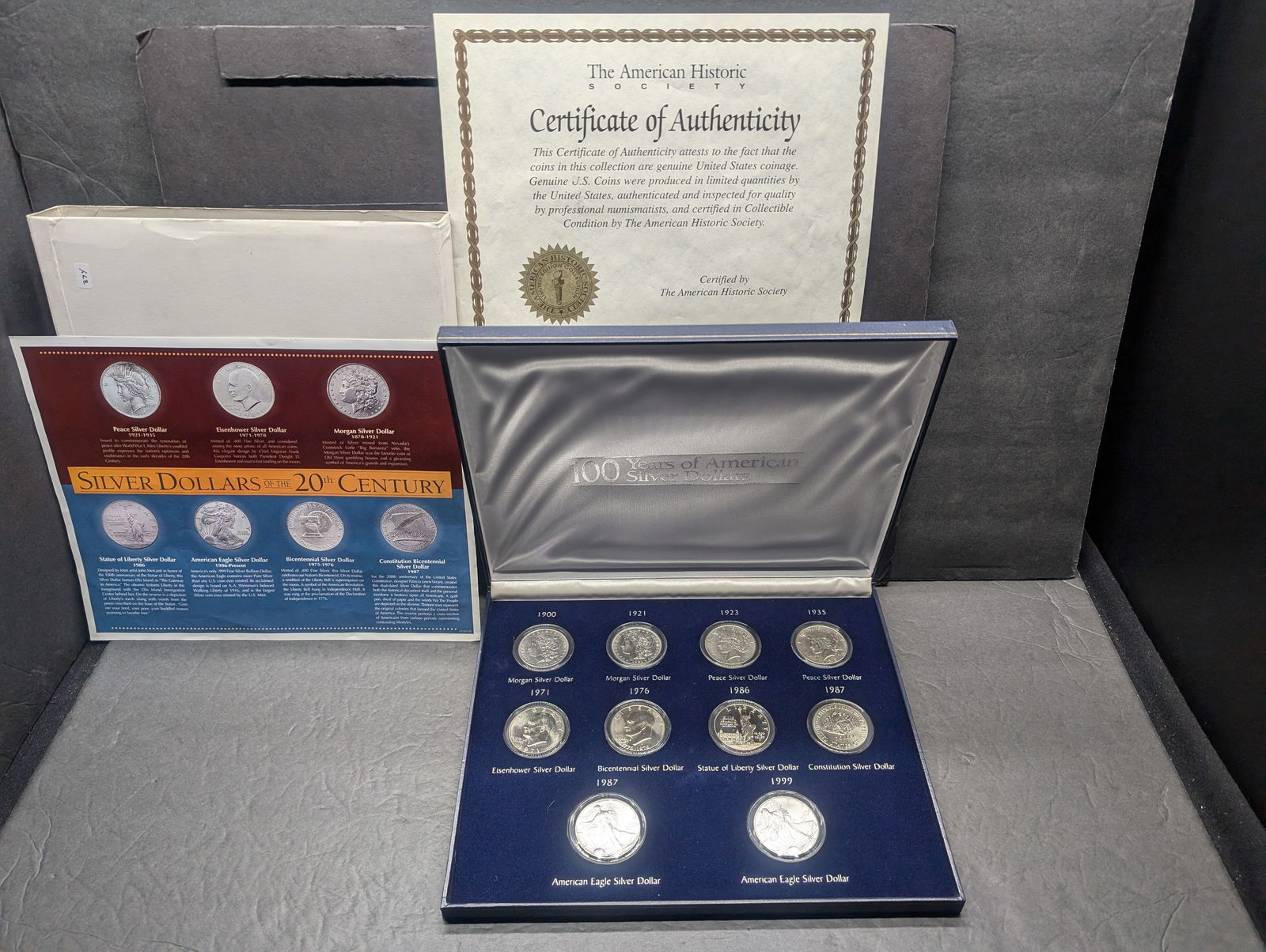 American Silver Dollars of the 20th Century Set - $215 Melt Value (1 of 13)