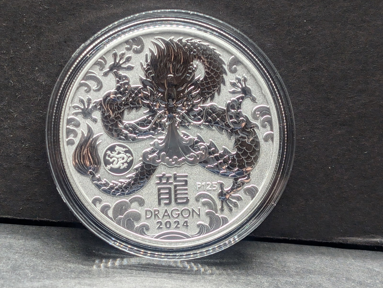 2024 Australia Year of the Dragon Silver Coin - 1oz .999 Silver: 2024 Australia Year of the Dragon Silver Coin - 1oz .999 Silver
