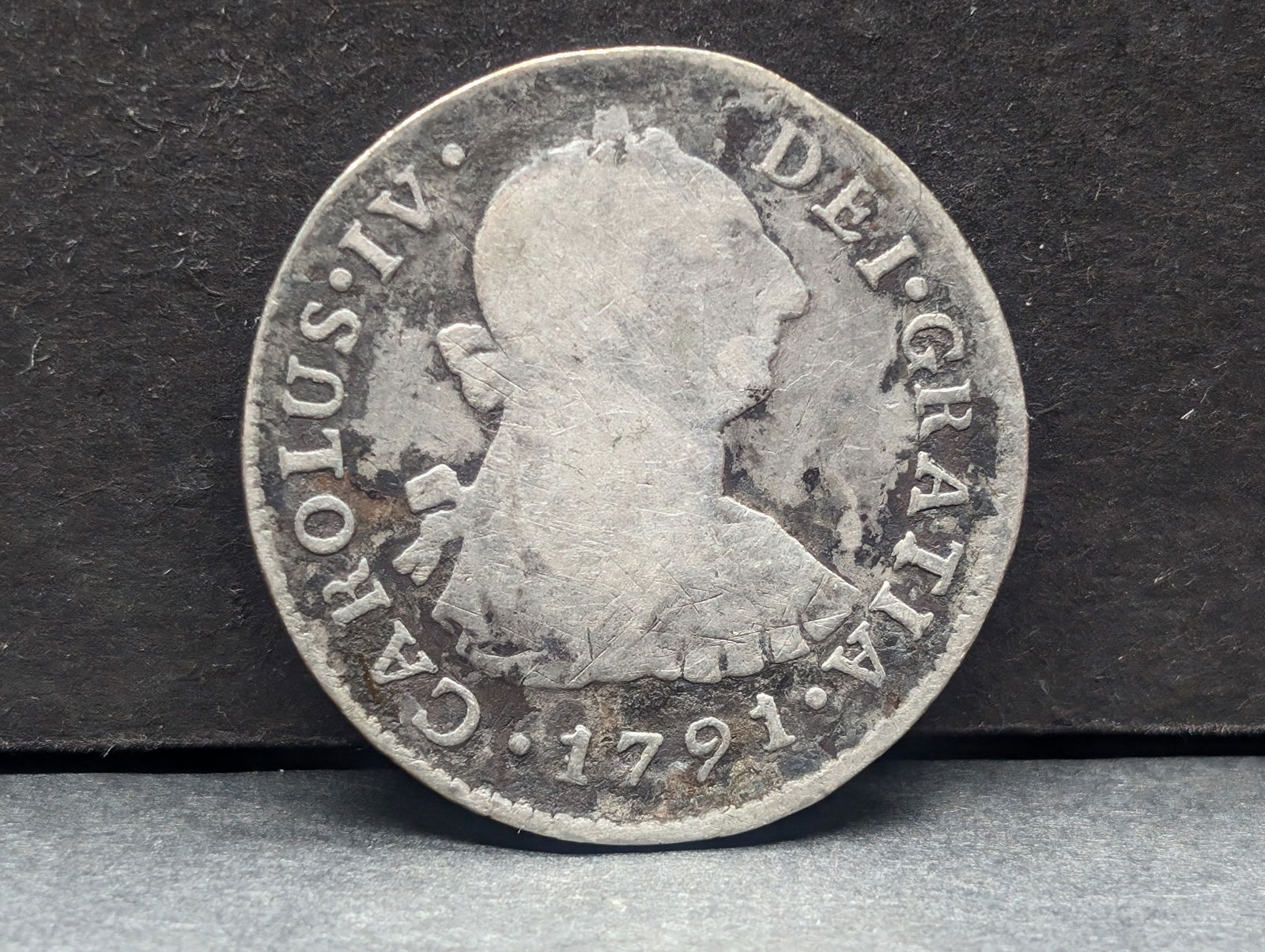 Peru 1791 2 Reals .896 Silver (1 of 2)