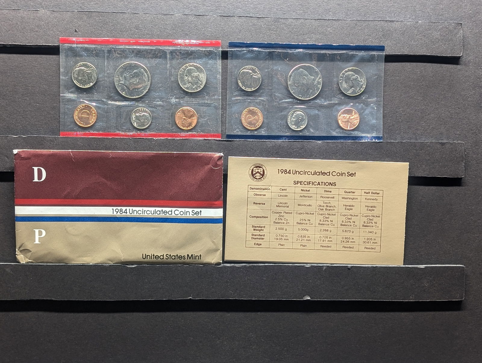 1984 P,D US Mint Sets (1 of 6)