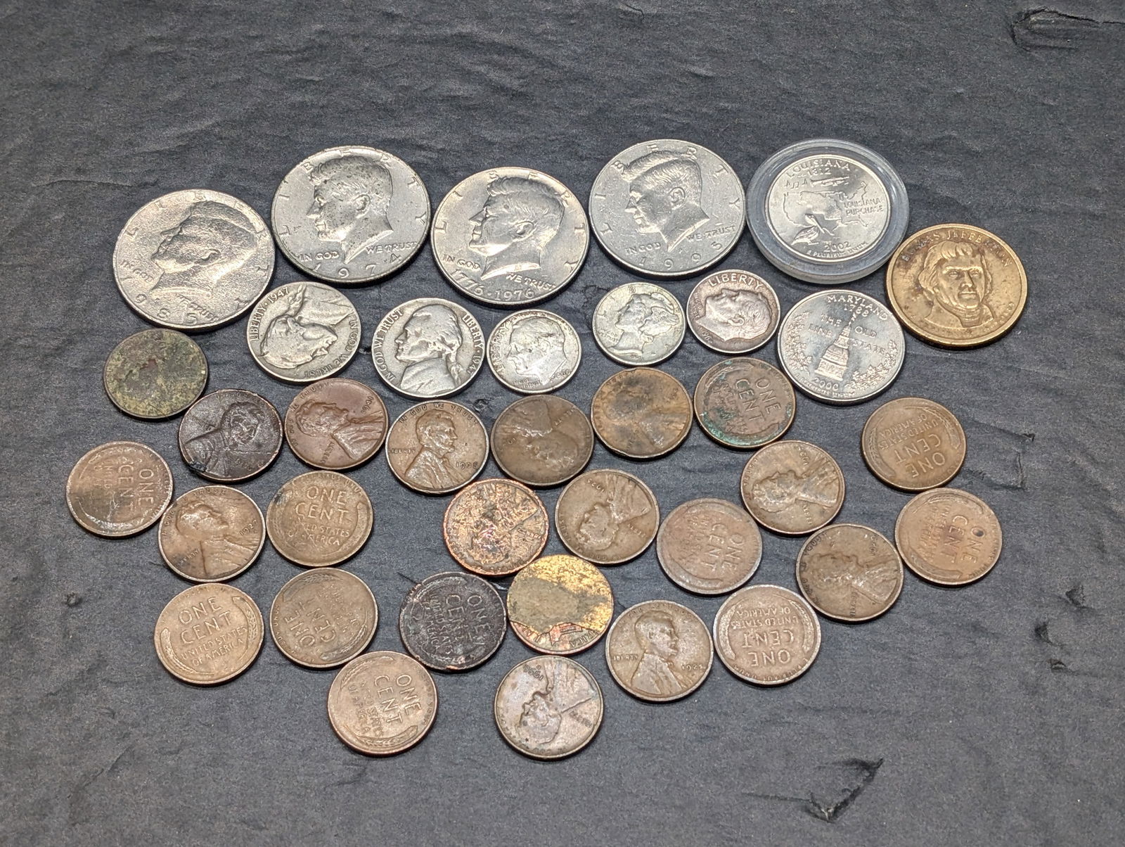 Grab Bag of Assorted U.S. Coins- Some Silver (1 of 5)