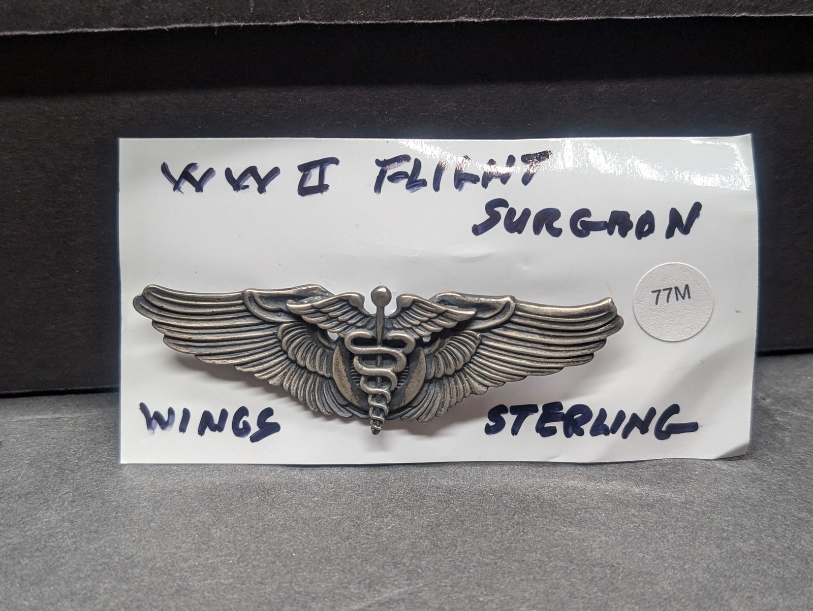 Sterling Silver WWII Flight Surgeon Wings (1 of 4)