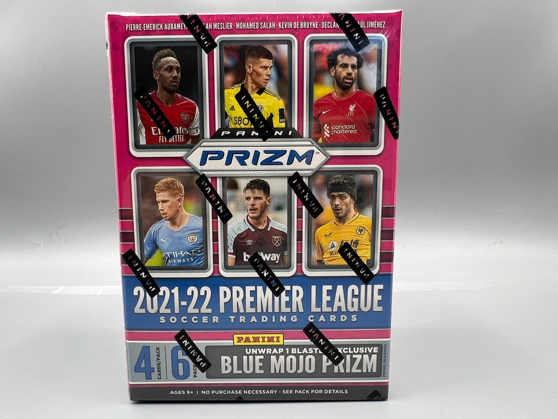 2021-22 Panini Prizm Premier League Soccer Sealed Blaster Box: 2021-22 Panini Prizm Premier League Soccer Sealed Blaster Box