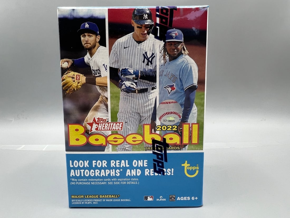 2022 Topps Heritage Baseball Sealed Blaster Box (1 of 3)
