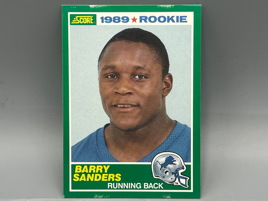 1989 Score Barry Sanders RC #257: 1989 Score Barry Sanders RC #257