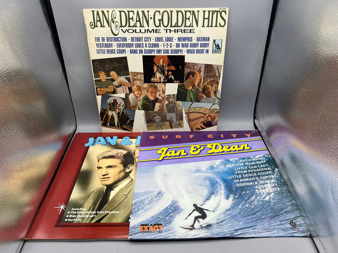 Jan & Dean (3 LP Lot): Jan & Dean Golden Hits Volume Three (1966), mono; Jan & Dean - Sunset Super (1 of 7)