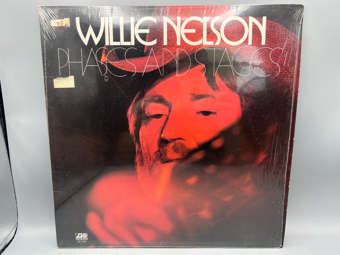 1974 Willie Nelson Phases And Stages Vinyl Album - SD 7291: 1974 Willie Nelson Phases And Stages Vinyl Album - SD 7291