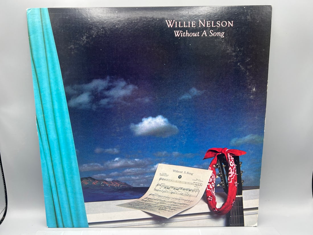 1983 Willie Nelson Without A Song Vinyl Album - FC 39110: 1983 Willie Nelson Without A Song Vinyl Album - FC 39110