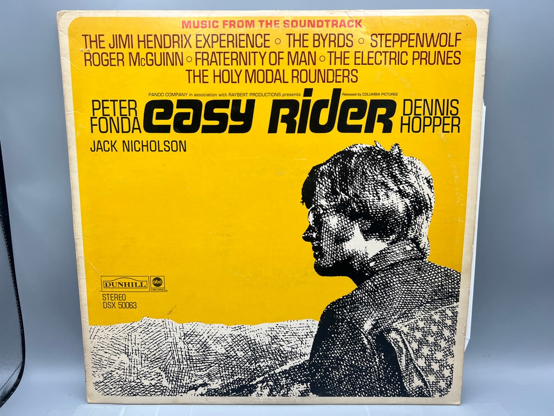 1969 Easy Rider Music From The Soundtrack Vinyl Album - DSX 50063 (1 of 6)