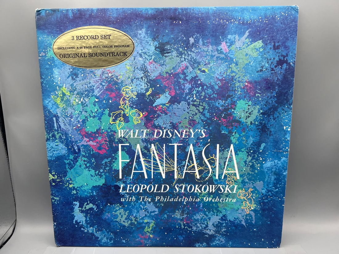 Walt Disney's Fantasia (1961), Original Soundtrack,  3 Record Set, first stereo edition , includes (1 of 5)
