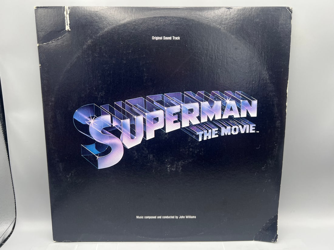 Superman The Movie - Original Soundtrack (1978), 2 LPs, gatefold, promo notch/slight crease in (1 of 9)