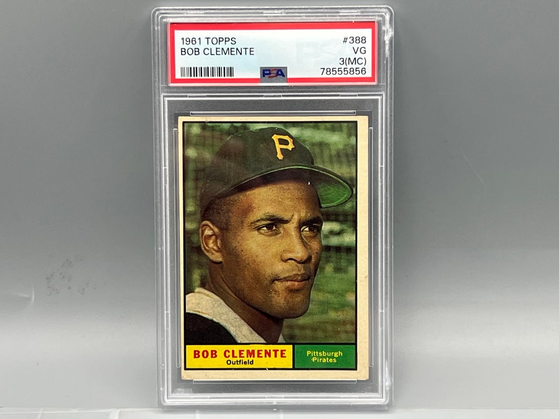 1961 Topps Roberto Clemente #388 PSA VG 3 (MC) (1 of 2)