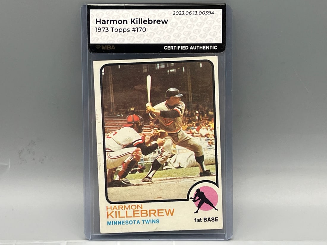 1973 Topps Harmon Killebrew #170 MBA Certified Authentic (1 of 2)