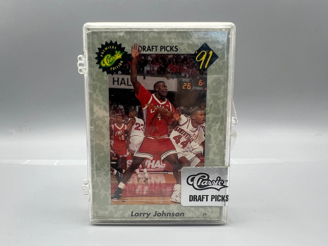 1991 Classic Draft Picks Basketball Sealed Complete Set - Larry Johnson RC: 1991 Classic Draft Picks Basketball Sealed Complete Set - Larry Johnson RC