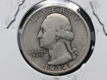 1934-D Washington Quarter