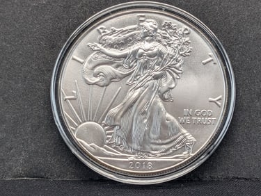 2018 BU American Silver Eagle