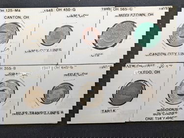 6-Ohio Transit Tokens