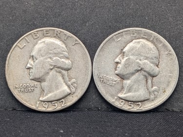 2-1952-S Washington Quarters