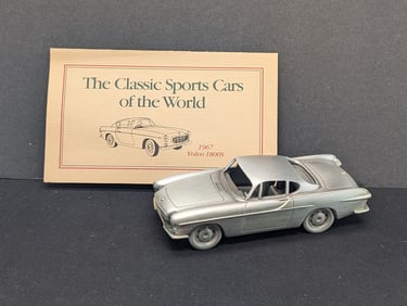 Collectable Danbury Mint-Pewter 1967 Volvo 1800S