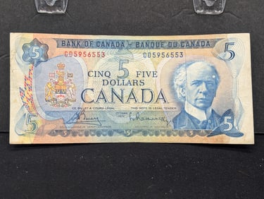 Canada 1972 $5 Note
