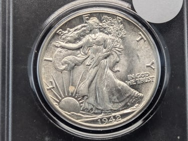 1942 Walking Liberty Half Dollar MS