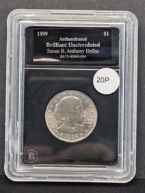 1999-D Susan B. Anthony Dollar Authenticated BU