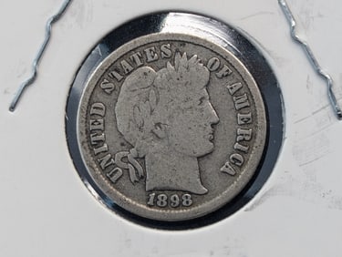1898 Barber Dime