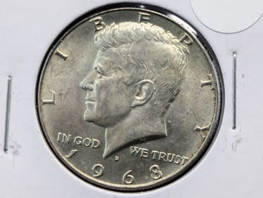 1968-D 40% Silver Kennedy Half Dollar