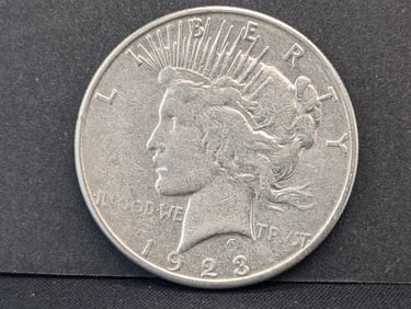1923-S Silver Peace Dollar