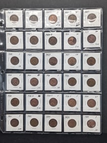 30 -1916-1934 Lincoln Pennies