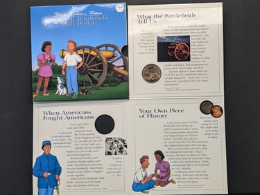 1995-S Young Collectors Edition Civil War Battlefield Commemorative Uncirculated Half Dollar With