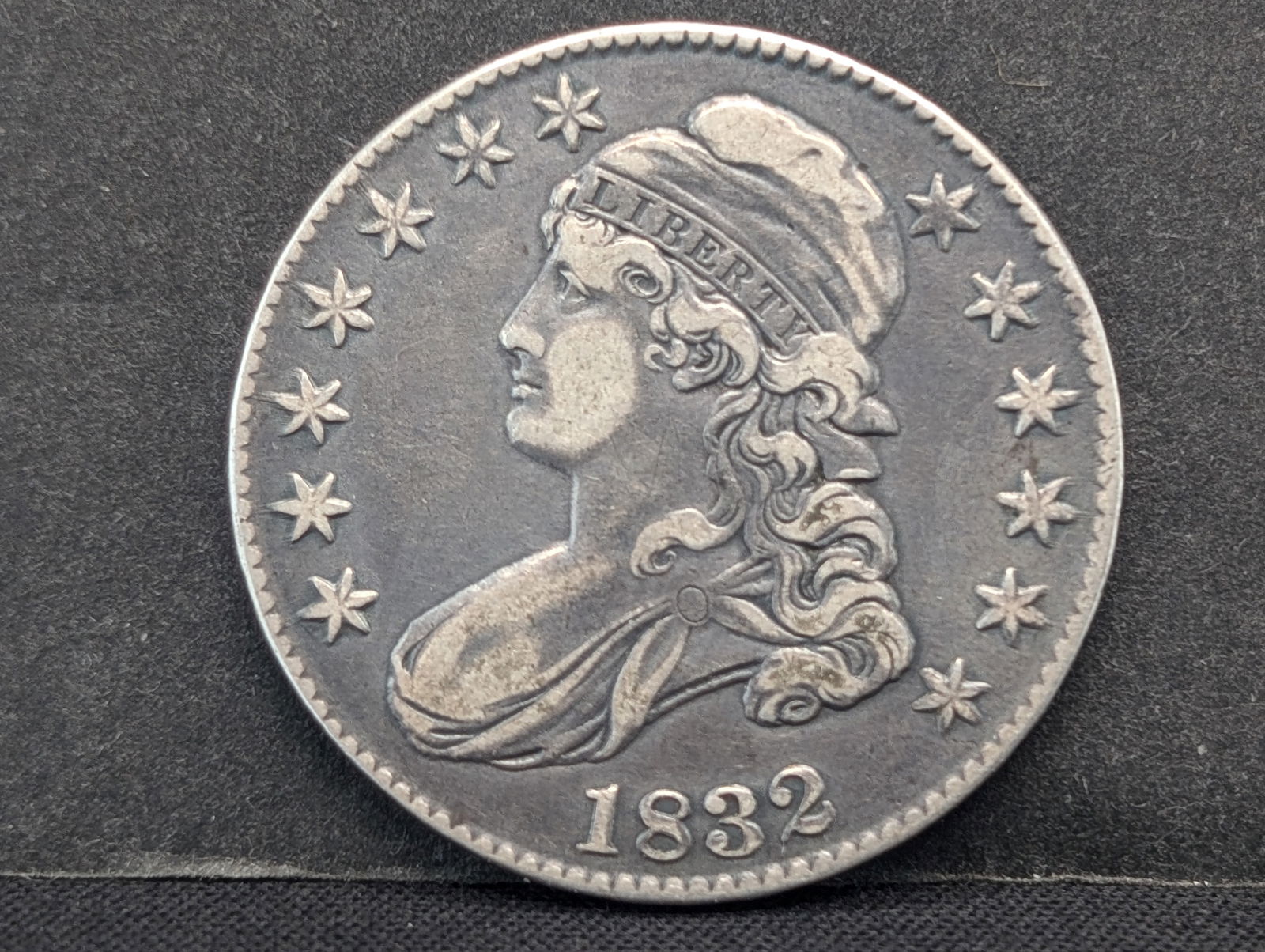 1832 Capped Bust Half. Original XF Plus. (1 of 3)