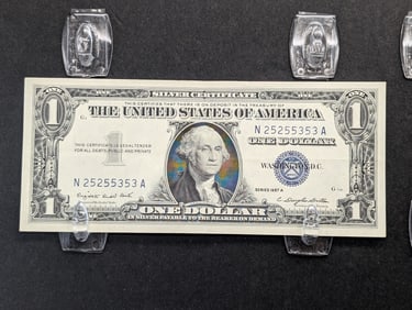 1957-A $1 Silver Certificate - Neat Serial # N25255353A