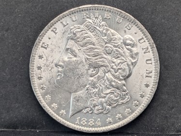 1884-O Morgan Silver Dollar   BU