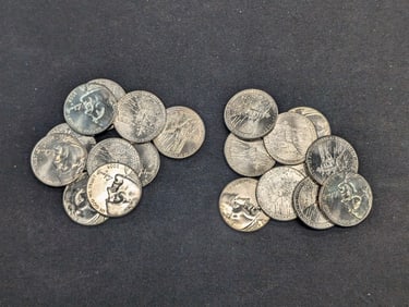 (20) 2005-D Ocean In View Nickels Uncirculated From Canvas Mint Bag