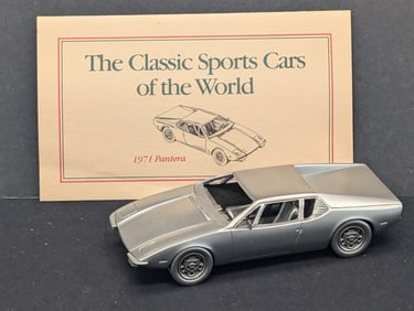Collectable Danbury Mint-Pewter 1971 Pantera