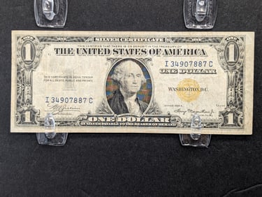 1935-A $1 Yellow Seal Silver Certificate - North Africa issue