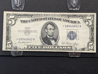 1953 $5 Silver Certificate Star Note