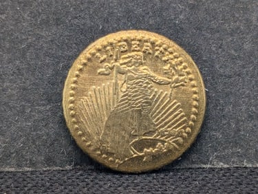 Mini St. Gaudens 24K Gold Round- 0.6 Grams