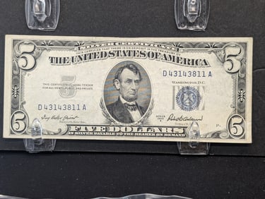 1953-A $5 Silver Certificate
