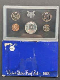1968-S U.S. Mint Proof Set- Contains 1968-S 40% Silver Kennedy Half Dollar