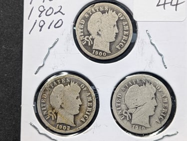 1900, 02, 10 Barber Dimes
