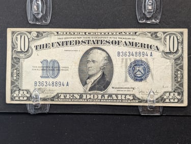 1934-C $10 Silver Certificate