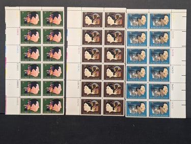 Misc. Plate Blocks Mint Never Hinged