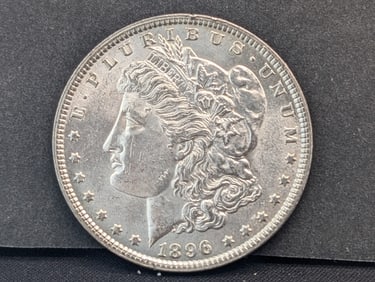 1896 Morgan Silver Dollar  BU