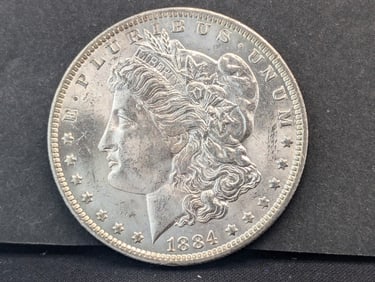 1884-O Morgan Silver Dollar  BU