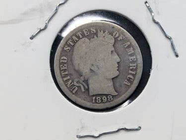 1898 Barber Dime