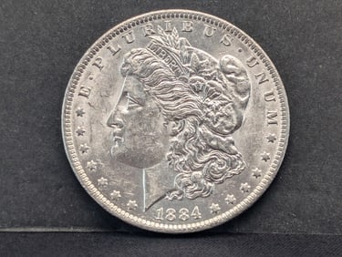 1884-O Morgan Silver Dollar  BU