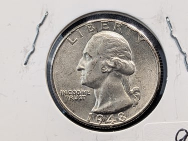 1948-D Washington Quarter  BU
